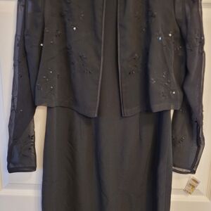 Talbots NWT Black Jacket Dress Sz. 6